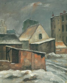 Öl auf Pappe<br>sign. Eden-Bant, 61<br>23,8 x 30 cm