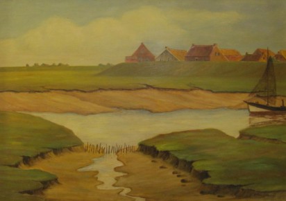 Öl auf Faserplatte<br>sign. Eden-Bant, 41<br>68 x 47 cm