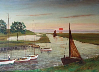 Öl auf Leinwand<br>sign. Eden-Bant, 39<br>100 x 72 cm