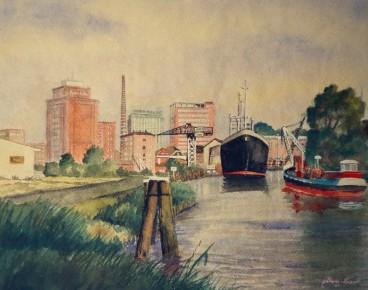 Aquarell<br>sign. Eden-Bant, 65<br>44,5 x 34,5 cm
