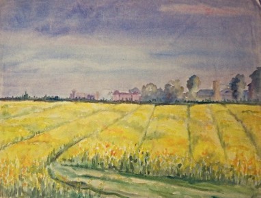 Aquarell<br>unsigniert, undatiert<br>61,5 x 46 cm