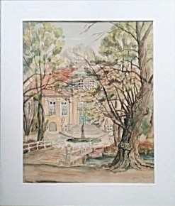 Aquarell<br>sign. eden-Bant , 46<br>51 x 59 cm einschließlich Passepartout