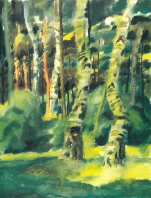 Aquarell<br>unsigniert, undatiert<br>48,5 x 63 cm