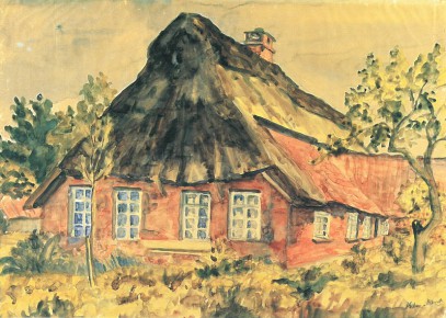 Aquarell<br>sign. AEden-Bant 51 x 37 cm