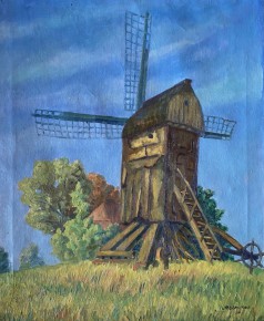 Öl auf Pappe?<br>
sign. r. unten, A. Eden-Bant, datiert 34<br>
Größe?<br>
Foto übersandt aus Privatbesitz<br>