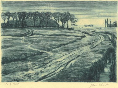 Radierung<br>sign. undatiert<br>Platte 19 x 13,5 cm