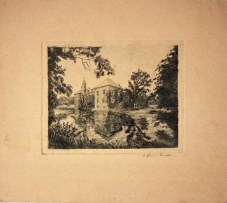 Radierung<br>sign. A. Eden-Bant, undatiert<br>Platte 17,5 x 13,8 cm<br>Blatt 20,5 x 17,8 cm