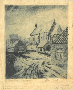 Radierung<br>1. sign. AEden Whaven<br>2. sign. Eden-Bant, datiert 25<br>Größe?