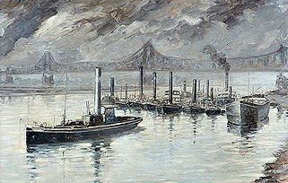 Ölgemälde auf Hartfaserplatte<br>unsign. undatiert<br>Größe?