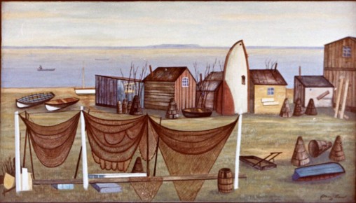 Temperagemälde?, Bildträger?<br>sign., datiert 68<br>Größe?