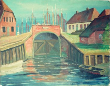 Ölstudie<br>unsign., undatiert<br>60 x 47,5 cm